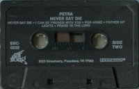Never Say Die - USA - Star Song Records - Side 2